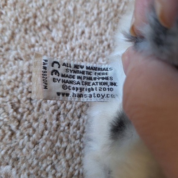 Hansa 2010 Snow Leopard Cub Moveable Limbs/Tall Plush - Picture 5 of 6